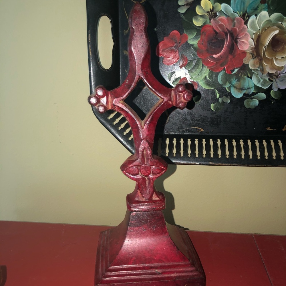 Painted Cast Iron Tabletop Decor